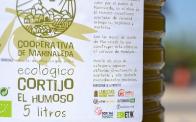 La campaña de aceite de oliva virgen extra ecológico de Marinaleda sigue su venta a un ritmo imparable