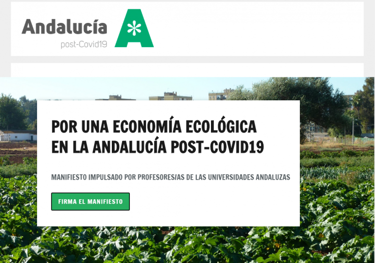 Editorial: por una economía ecológica en la Andalucía post-COVID19
