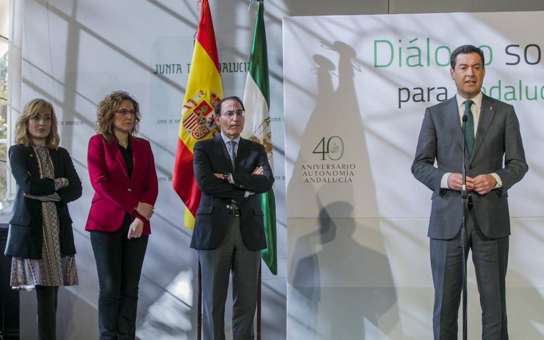 Un nuevo acuerdo de concertación: la Junta sigue dando calor a la CEA, CC.OO. y UGT