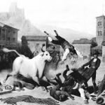 15Blanchard_ Toros embolados. Maestranza de Caballeria_ Sevilla