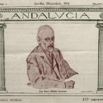 Portada del nº 7 de la revista Andalucía (Diciembre/1917). Número dedicado a Mario Méndez Bejarano