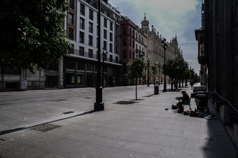 Imágenes desde el exilio (1). Fotografías de la pandemia en Sevilla. Marzo, 2020
