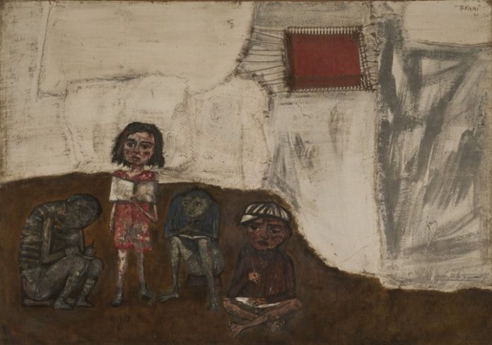 Juanito Laguna aprende a leer. Antonio Berni. 1961