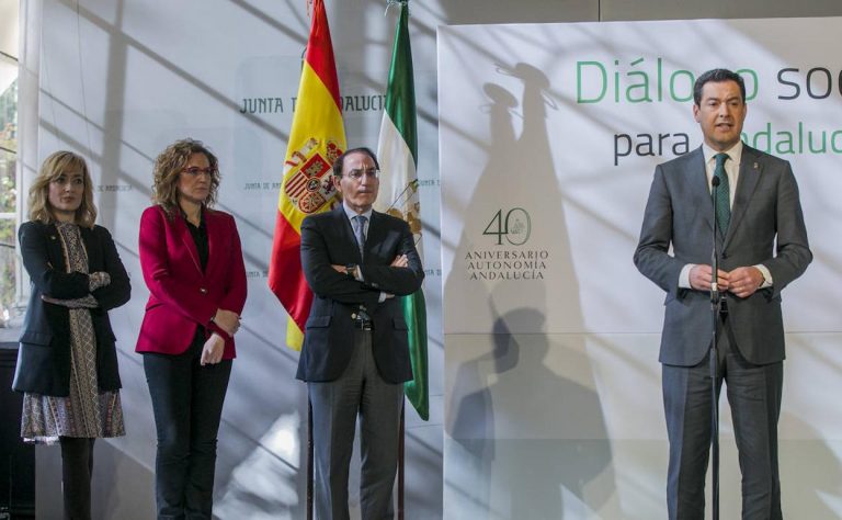 Un nuevo acuerdo de concertación: la Junta sigue dando calor a la CEA, CC.OO. y UGT