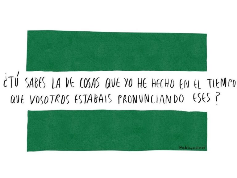 La de cosas que hemos hecho mientras vosotros pronunciábais eses*