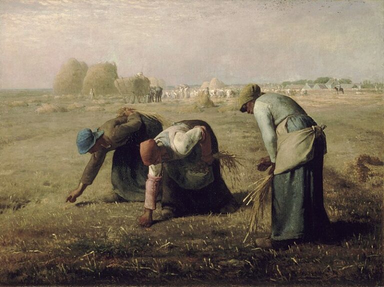 Las espigadoras, de Jean-Francois Millet.