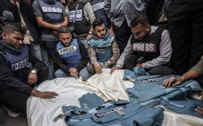 Masacre de periodistas en Palestina